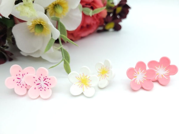 Kirschblüte Blümchen Ohrstecker